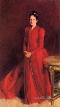  Louis Oil Painting - Portrait of Mrs Elliott Fitch Shepard aka Margaret Louisa Vanderbilt John Singer Sargent